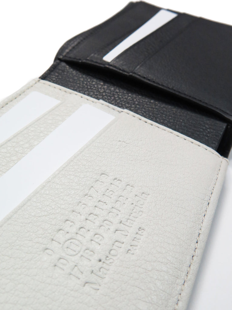 Textured Calfskin Fold Wallet
