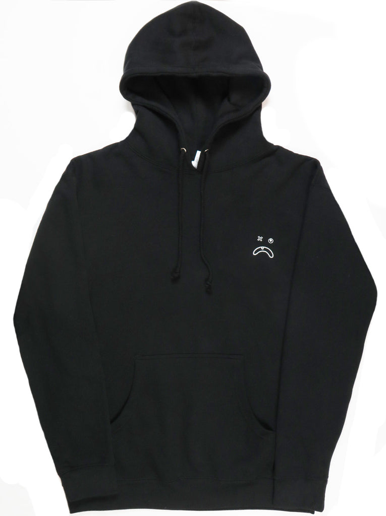 Embroidered Frown Hoodie