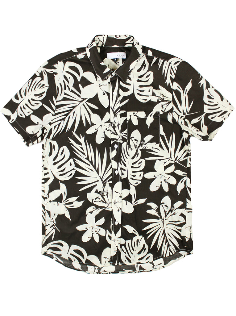 Floral Short Sleeve Button Down