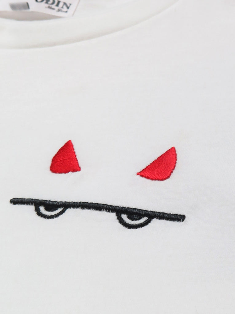 Devil Embroidered Tee