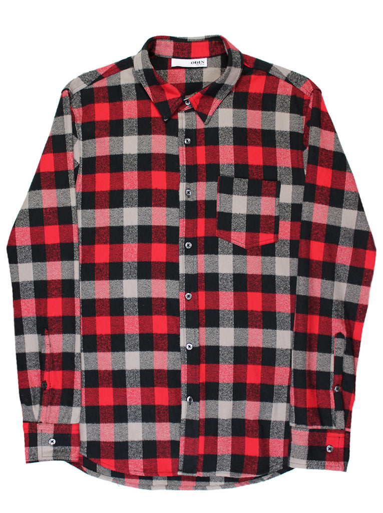 Brushed Flannel Button Down